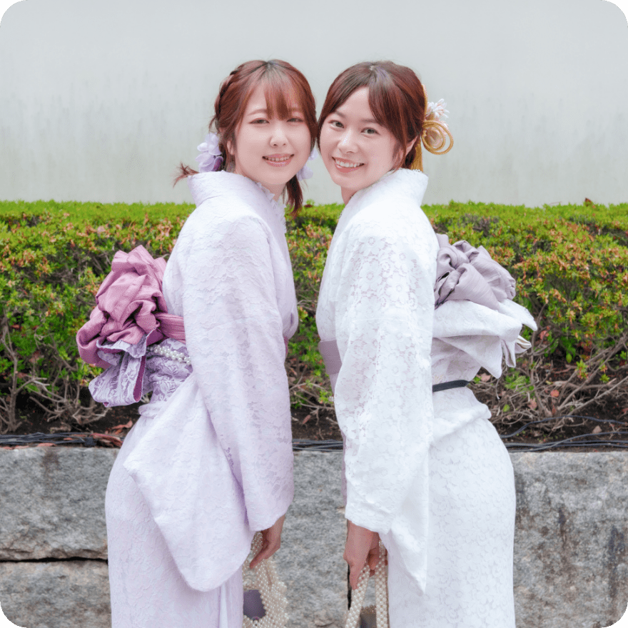 Women’s kimono and hair set plan